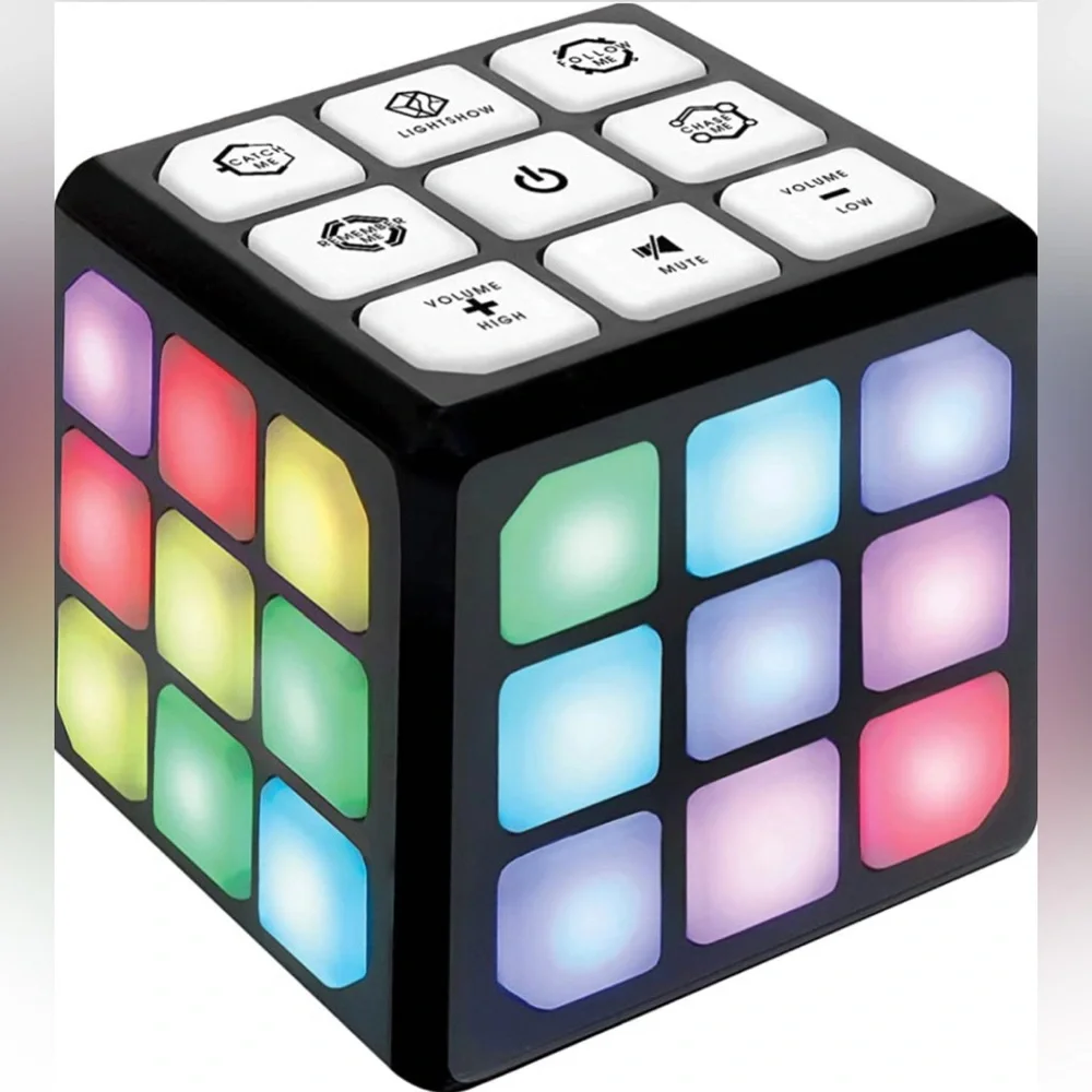 Electronic cube Memory/Brain Game 4-in-1 Handheld Games